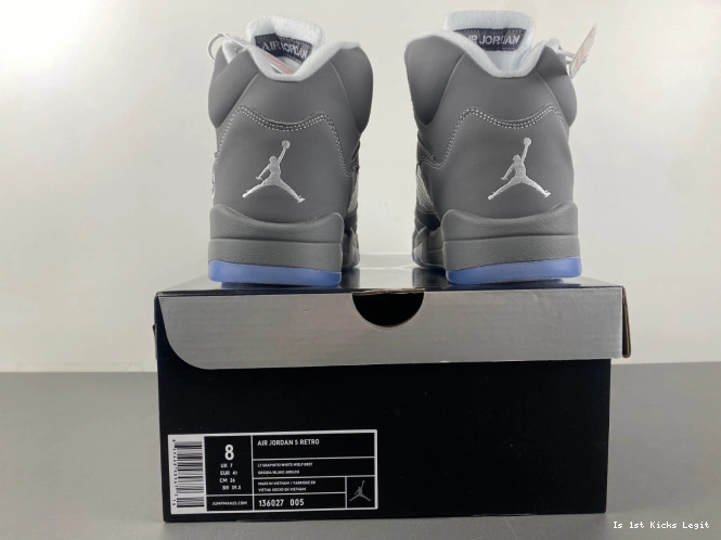 5 Air Wolf Grey Jordan 136027-005 Retro 0810